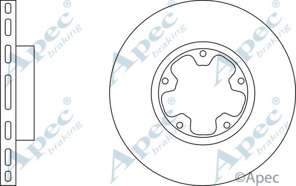 APEC BRAKING Bremžu diski DSK2751